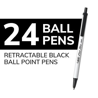 24 BALL PENS

RETRACTABLE BLACK BALL POINT PENS
