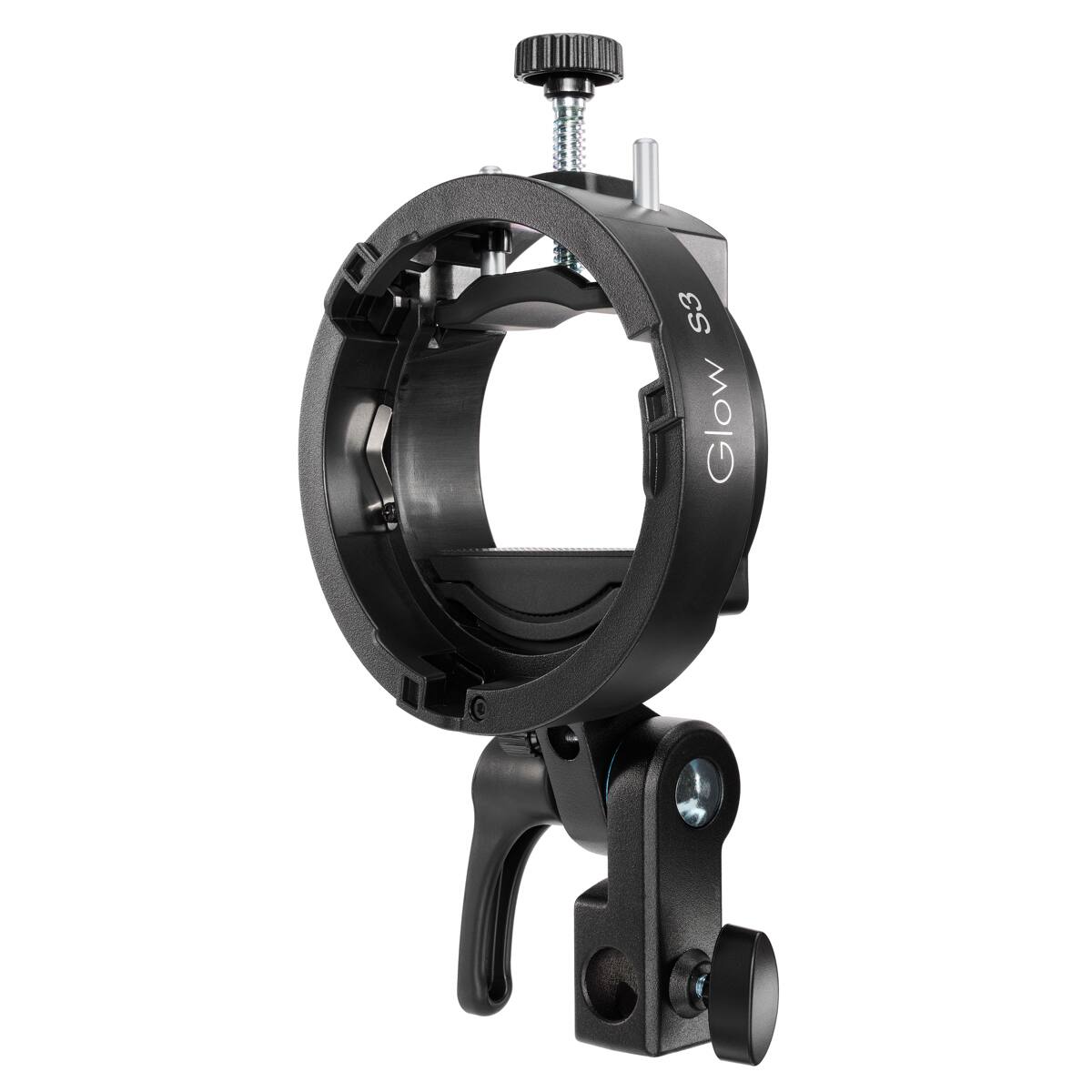 Alt View 1. Glow - Glow S2 Round Flash S-type Bowens Mount Bracket for Round Head Flashes (Godox S2).