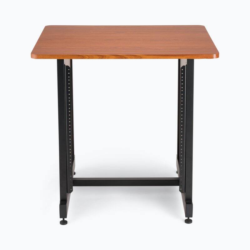 Alt View 3. On Stage Stands - On-Stage WS7500 Series Workstation Rack Cabinet, Rosewood - Black.