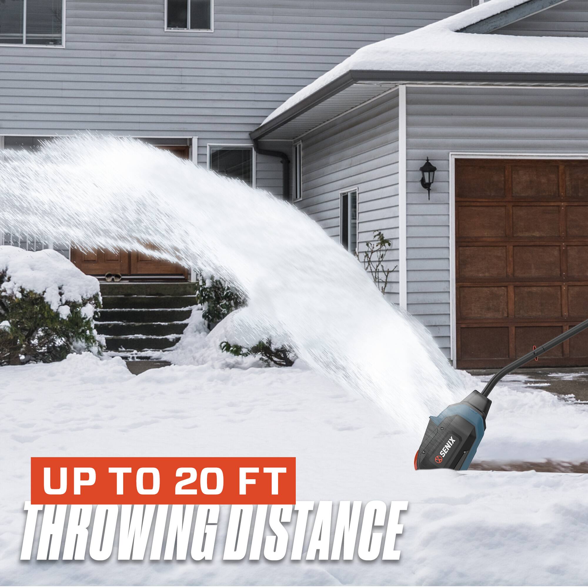 SENIX  
UP TO 20 FT THROWING DISTANCE