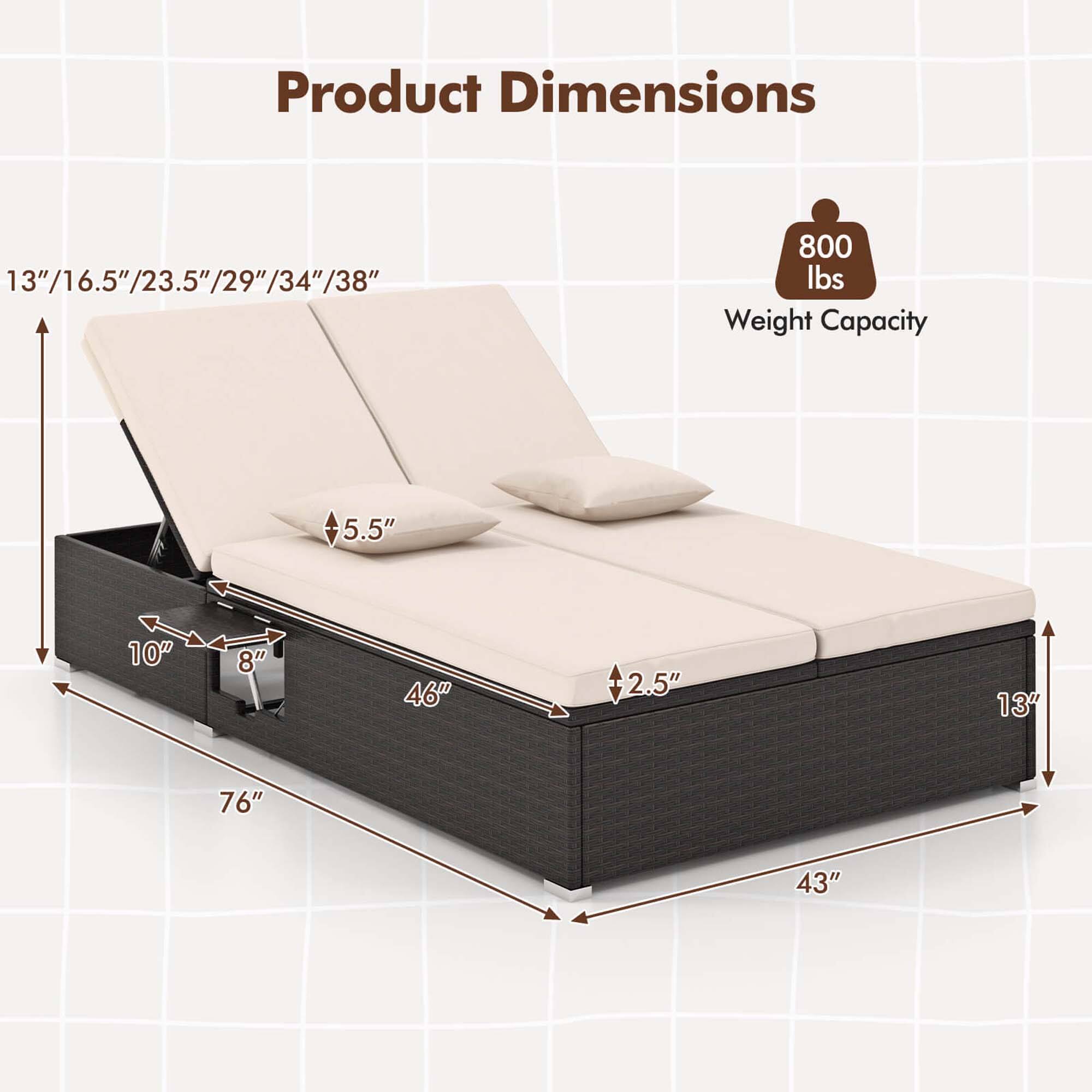 Product Dimensions: 13" x 16.5" x 23.5" x 29" x 34" x 38"
Weight Capacity: 800 lbs
The image shows a bed with a mattress and a pillow, along with a diagram indicating the dimensions and weight capacity of the bed. The bed is 13 inches tall, 16.5 inches wide, 23.5 inches long, and 29 inches wide. The weight capacity of the bed is 800 lbs, and the mattress is 6.5 inches thick.