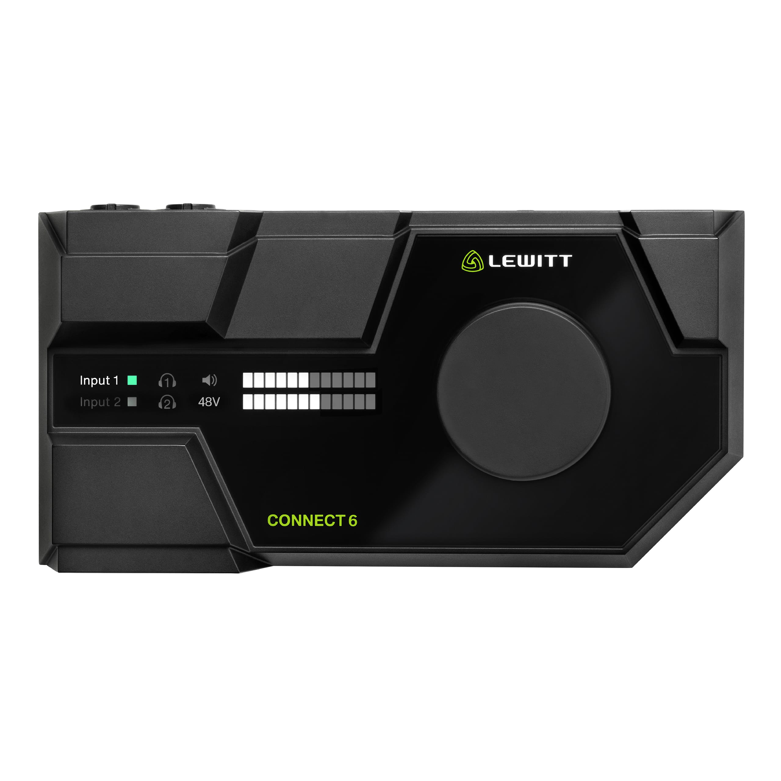 Front. Lewitt Audio - CONNECT 6 USB-C Audio Interface - Black.