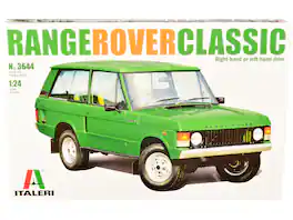 Skill 3 Model Kit Land Rover Range Rover Classic 1/24 Scale Model by Italeri - Green