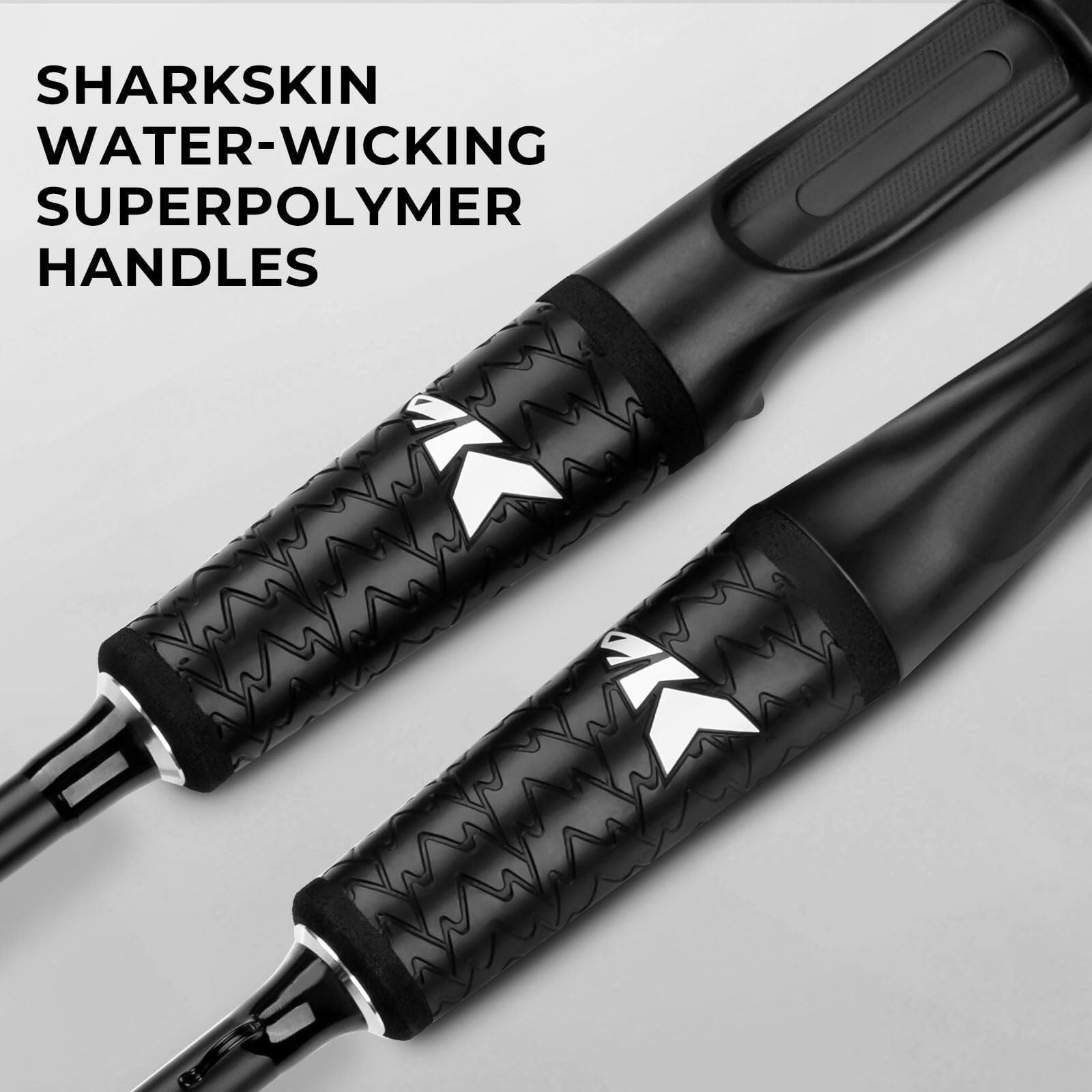 SHARKSKIN  
WATER-WICKING  
SUPERPOLYMER  
HANDLES