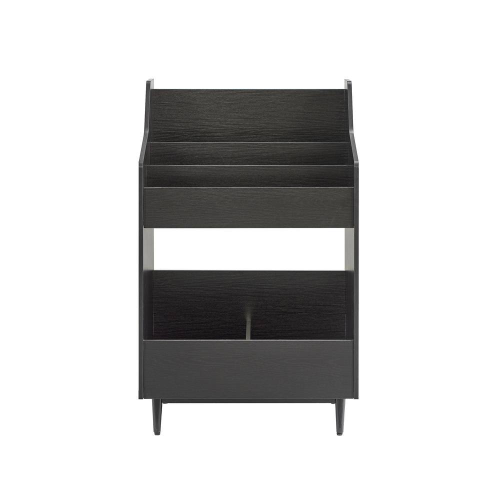 Alt View 2. Crosley Furniture - Liam Vinyl Record Storage Stand - Black.