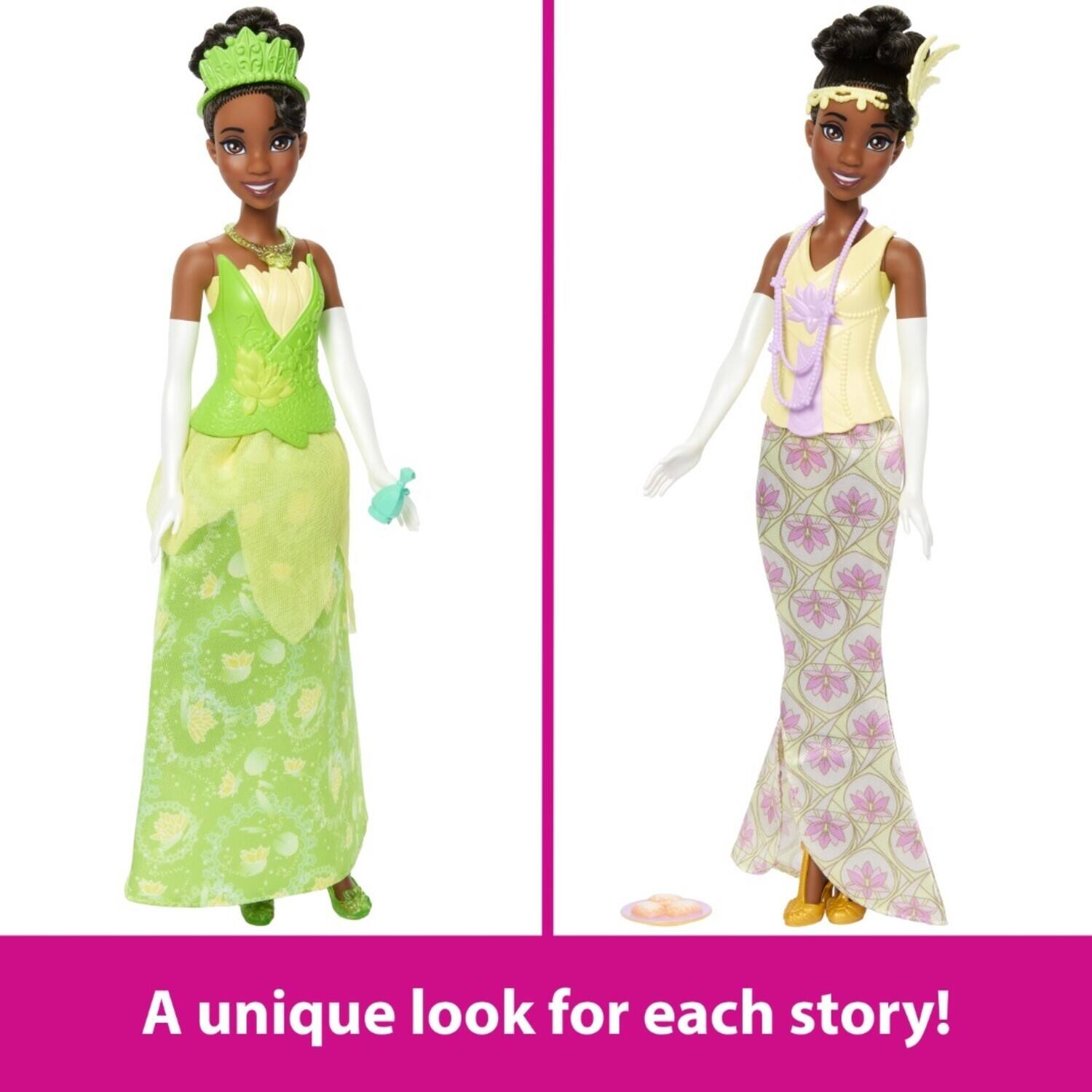 tiana商品 Disney Princess Tiana 2 in 1 Stories Fashion Doll