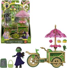 Mattel - Wicked Emerald City Dessert Cart with Small Doll - Collectibles - Multicolor