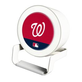 Keyscaper - Washington Nationals Night Light Wireless Charger And Bluetooth Speaker - Multicolor