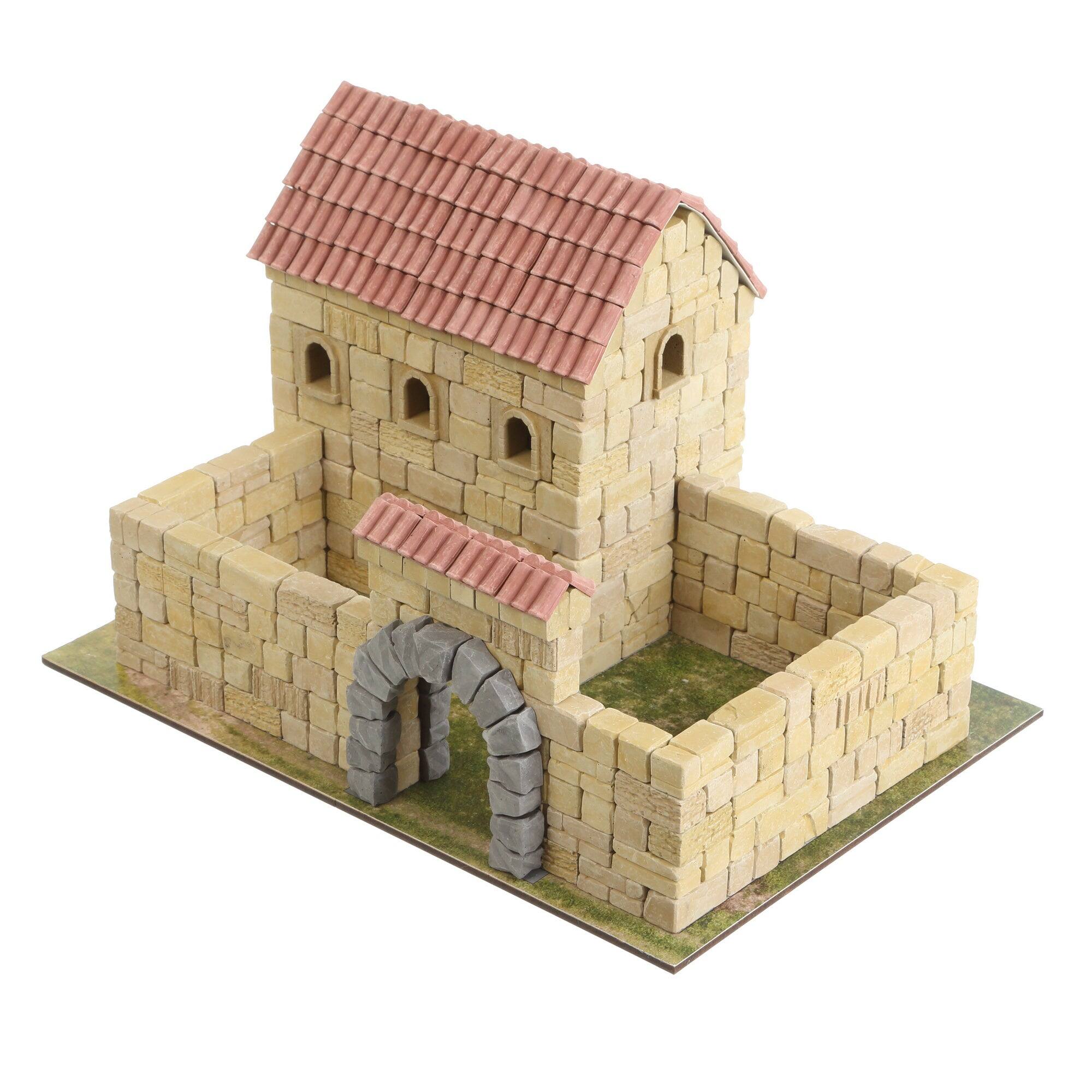 Alt View 1. Wise Elk - French Country House Mini Brick Architecture Kit, 520 pcs - Multicolor.