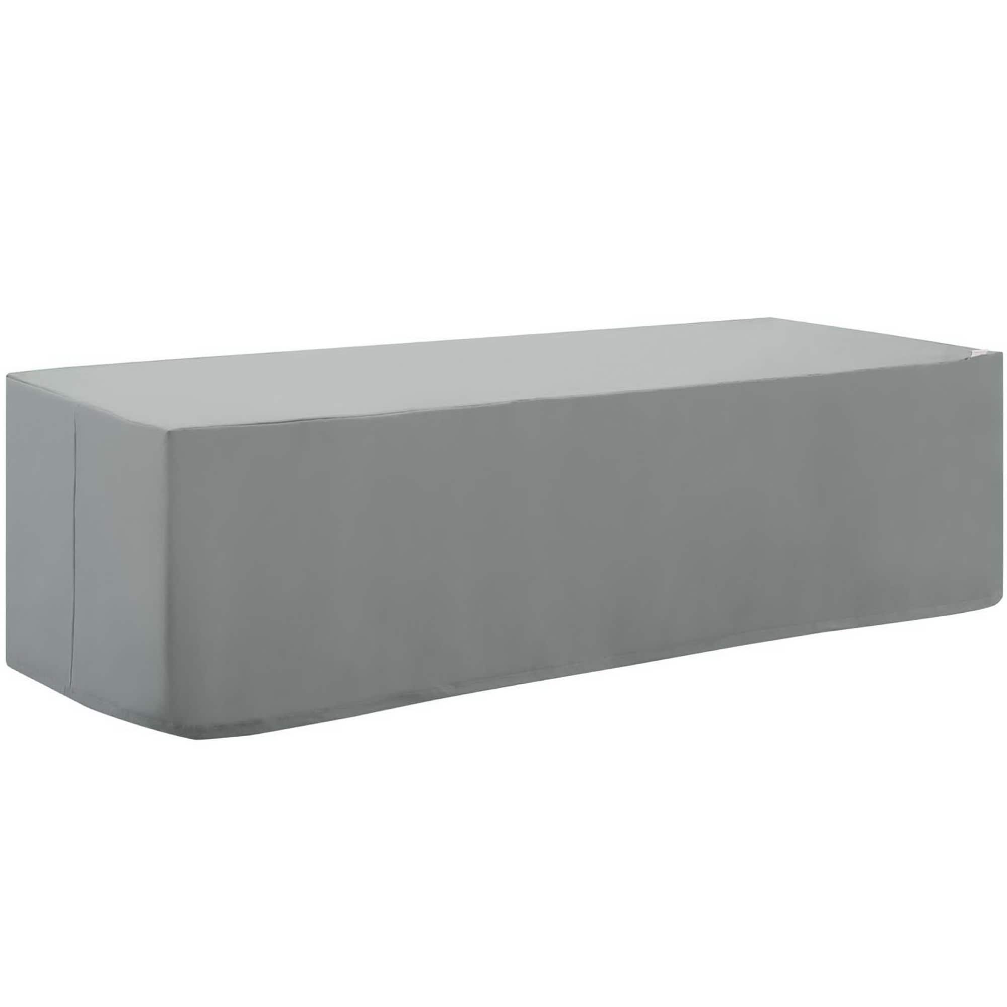 Immerse Convene / Sojourn / Summon Chaise or Sofa Outdoor Patio Furniture Cover by Modway - Gray