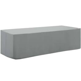 Immerse Convene / Sojourn / Summon Chaise or Sofa Outdoor Patio Furniture Cover by Modway - Gray