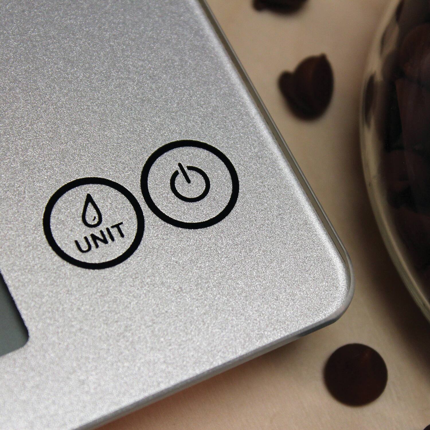 Alt View 8. Escali - Arti Glass Digital Scale - Shiny Silver - Shiny Silver.