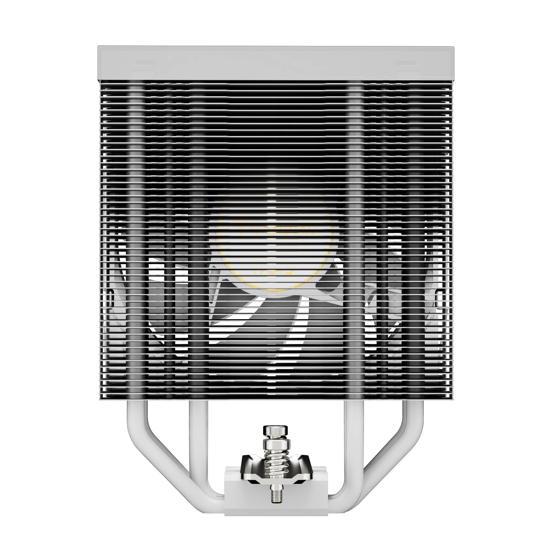 Alt View 1. GAMDIAS - BOREAS E2-41D Temperature Display, White CPU air cooler AMD & Intel, 4 cooper pipes - White.