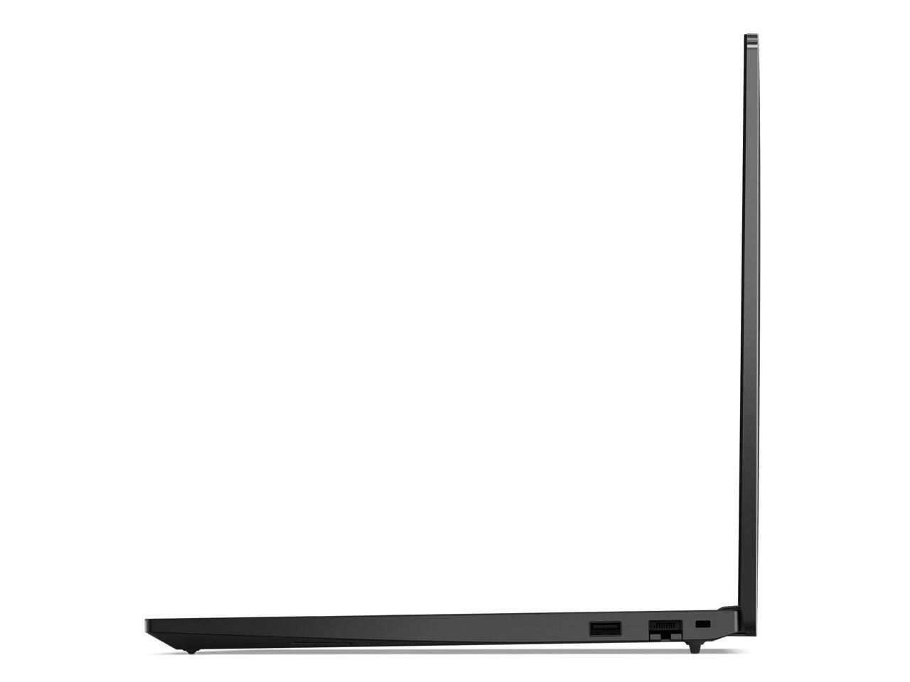 Alt View 4. Lenovo - Lenovo ThinkPad E16 Gen 2 AMD Laptop, 16" IPS  60Hz, Ryzen 7 7735U, 16GB, 1TB SSD - Graphite Black.