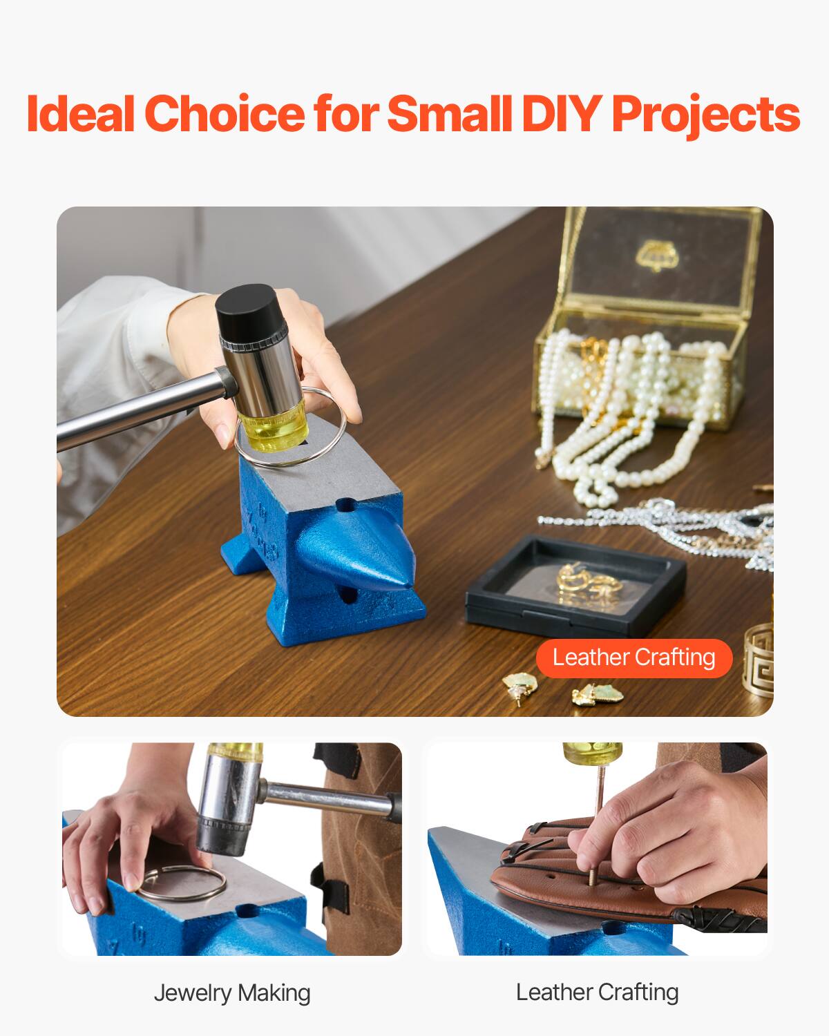 Ideal Choice for Small DIY Projects

Leather Crafting

Jewelry Making

Leather Crafting