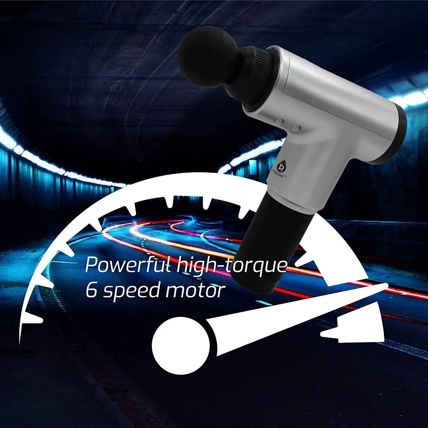 Powerful high-torque 6 speed motor