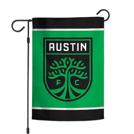 Front. WinCraft - Austin FC 2-Sided 12'' x 18'' Garden Flag - Multicolor.