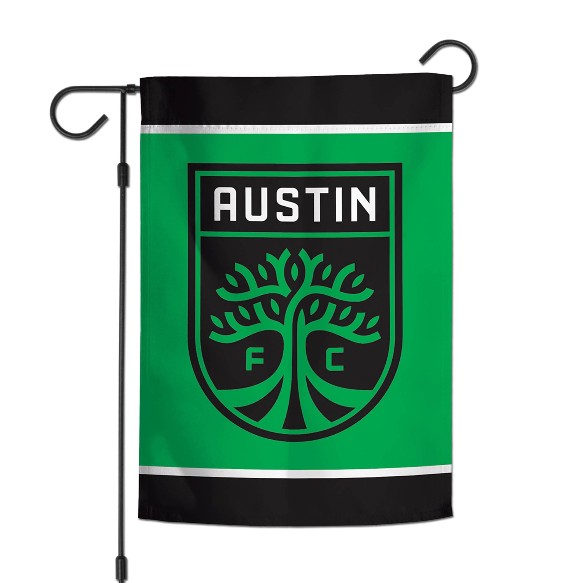 Front. WinCraft - Austin FC 2-Sided 12'' x 18'' Garden Flag - Multicolor.