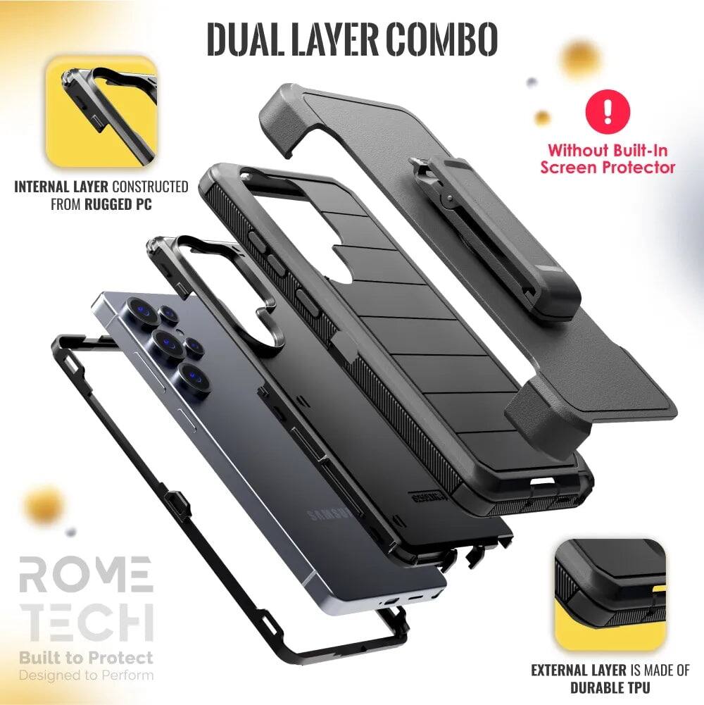 DUAL LAYER COMBO

INTERNAL LAYER CONSTRUCTED FROM RUGGED PC

EXTERNAL LAYER IS MADE OF DURABLE TPU

Without Built-In Screen Protector

eSiE ROVE TECH

Built to Protect
Designed to Perform