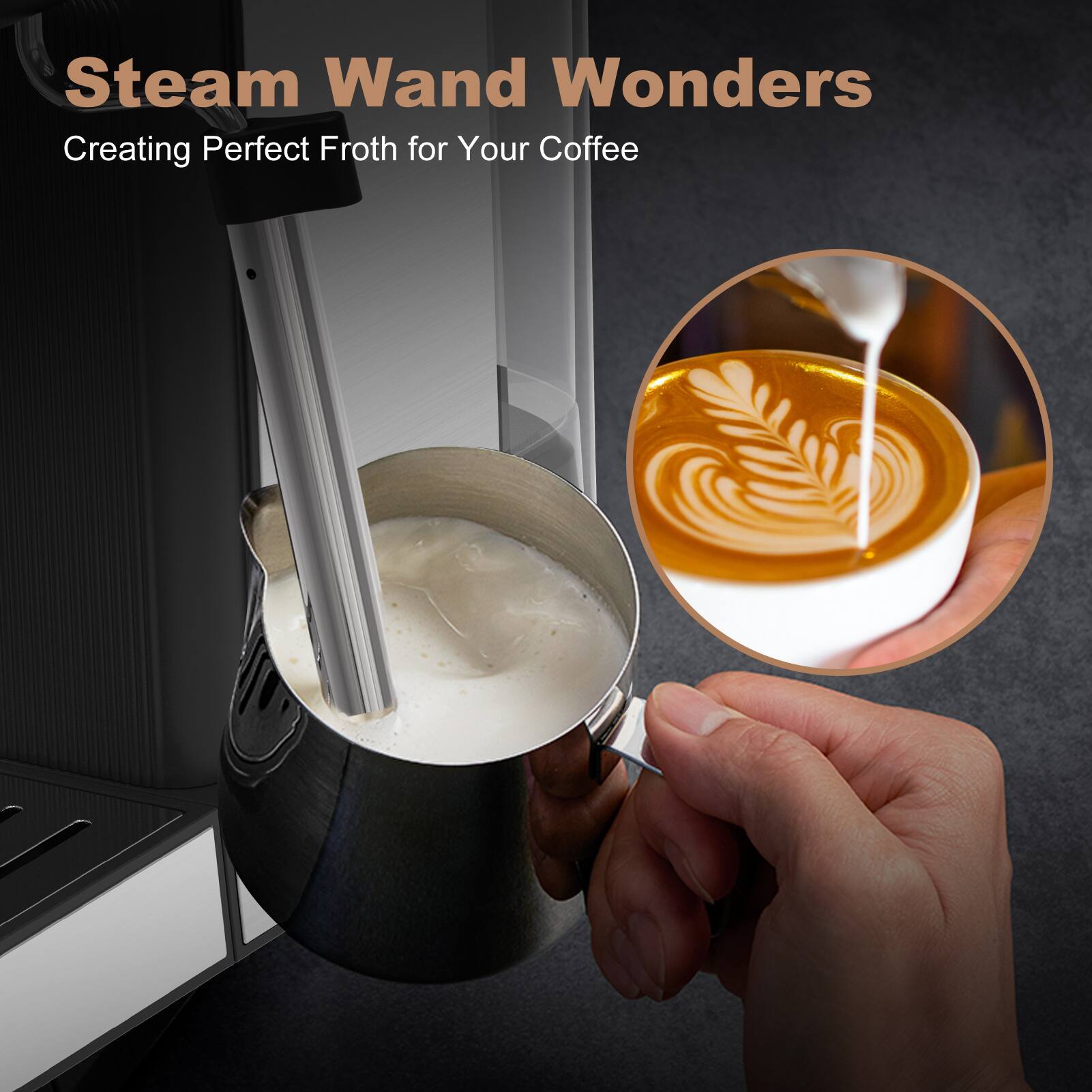 Steam Wand Wonders  
Creating Perfect Froth for Your Coffee
