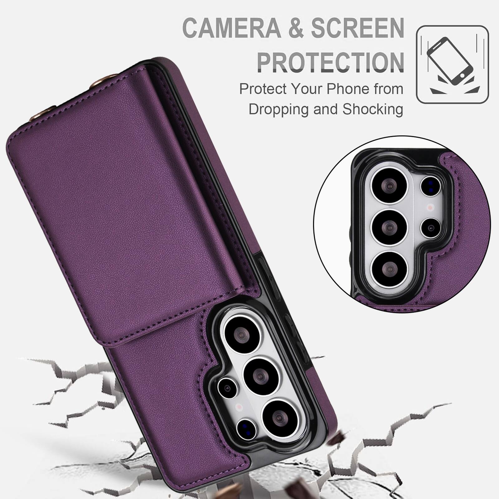 CAMERA & SCREEN PROTECTION  
Protect Your Phone from Dropping and Shocking