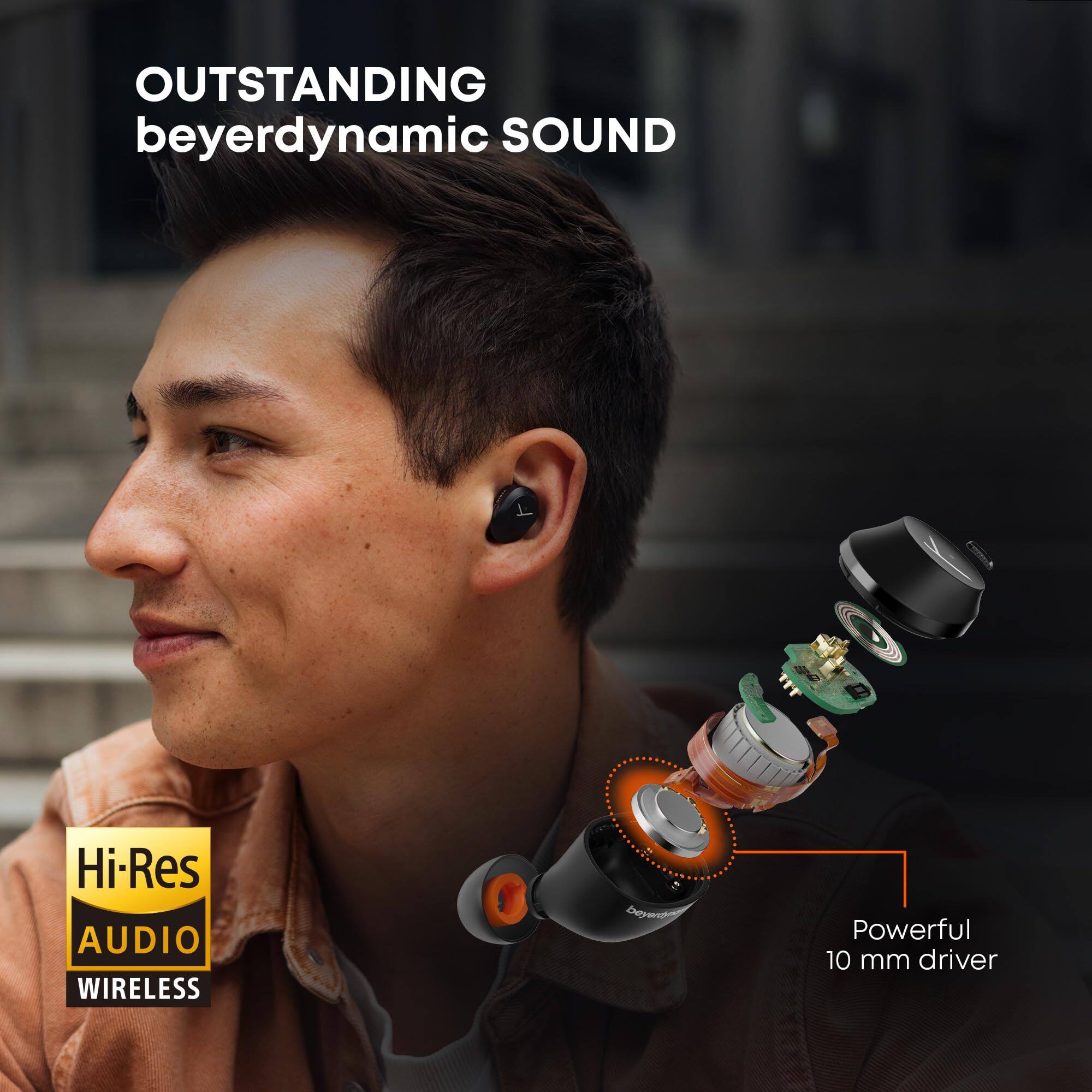 OUTSTANDING beyerdynamic SOUND

Hi-Res AUDIO WIRELESS

Powerful 10 mm driver