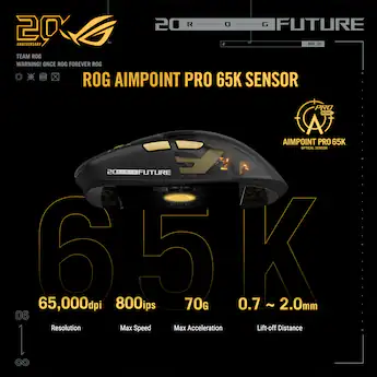 ASUS ROG Harpe II Extreme Lightweight Optical Gaming Mouse with ASUS ROG Harpe II Extreme Lightweight Optical Gaming Mouse with