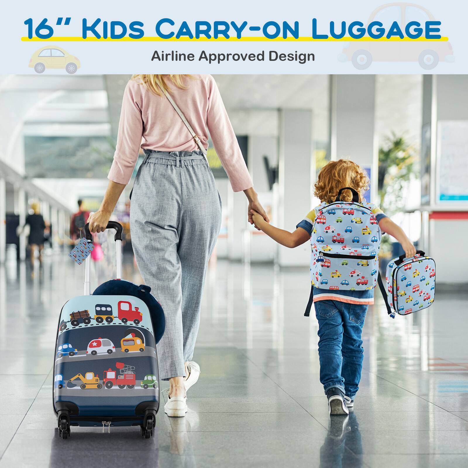 16" KIDS CARRY-ON LUGGAGE  
Airline Approved Design