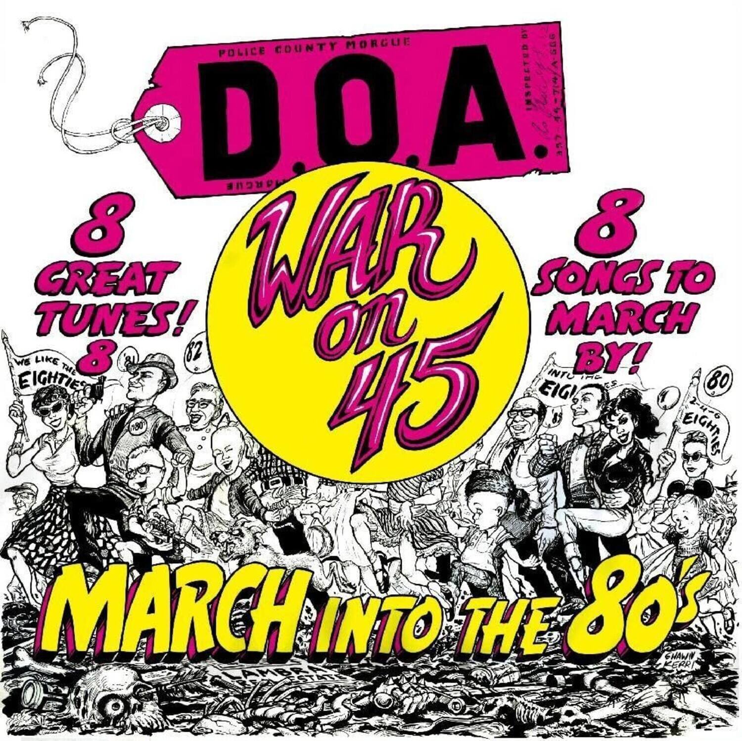 D.O.A. - War On 45 - Yellow Colored Vinyl with Bonus Tracks   - VINYL LP price history on PriceWatchPro