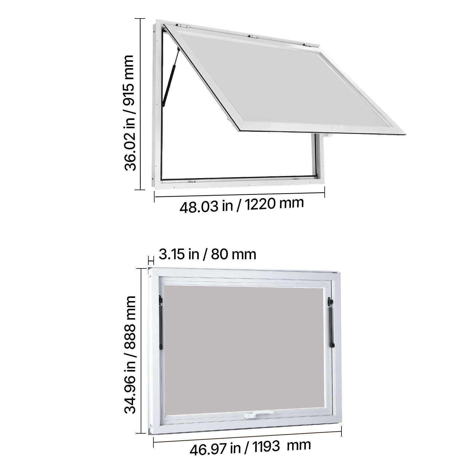 mm 915 / in 36.02  
48.03 in / 1220 mm  
mm 888 / in 34.96  
3.15 in / 80 mm  
H 46.97 in / 1193 mm