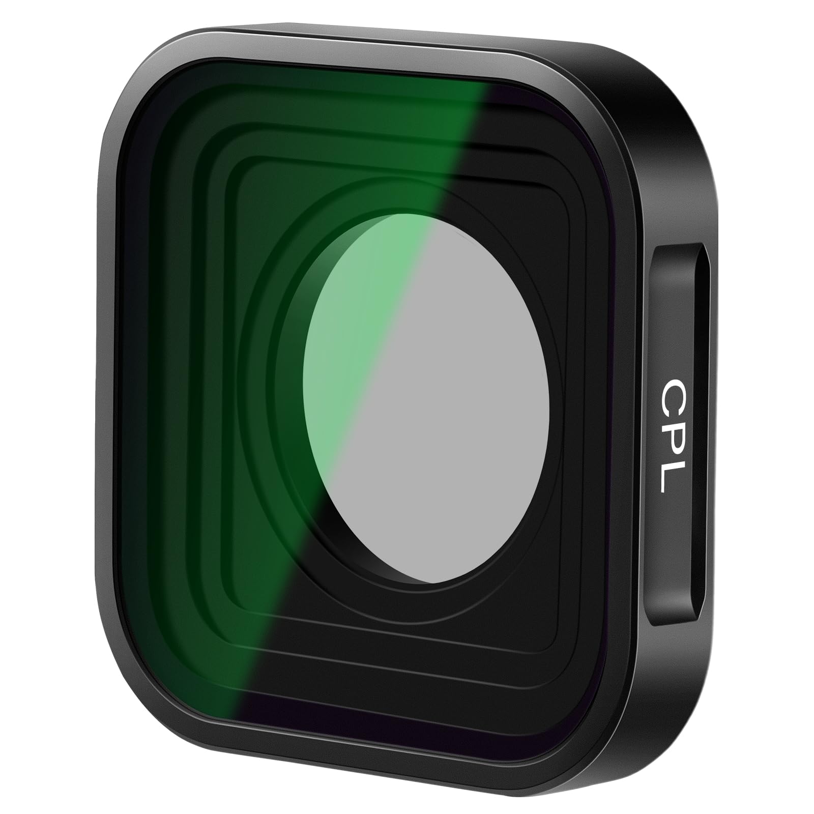 Front. Neewer - CPL Filter for GoPro Hero 9-13, Polarizing, Enhances Colors & Reduces Glare, No Vignetting, FL-77 - Black.