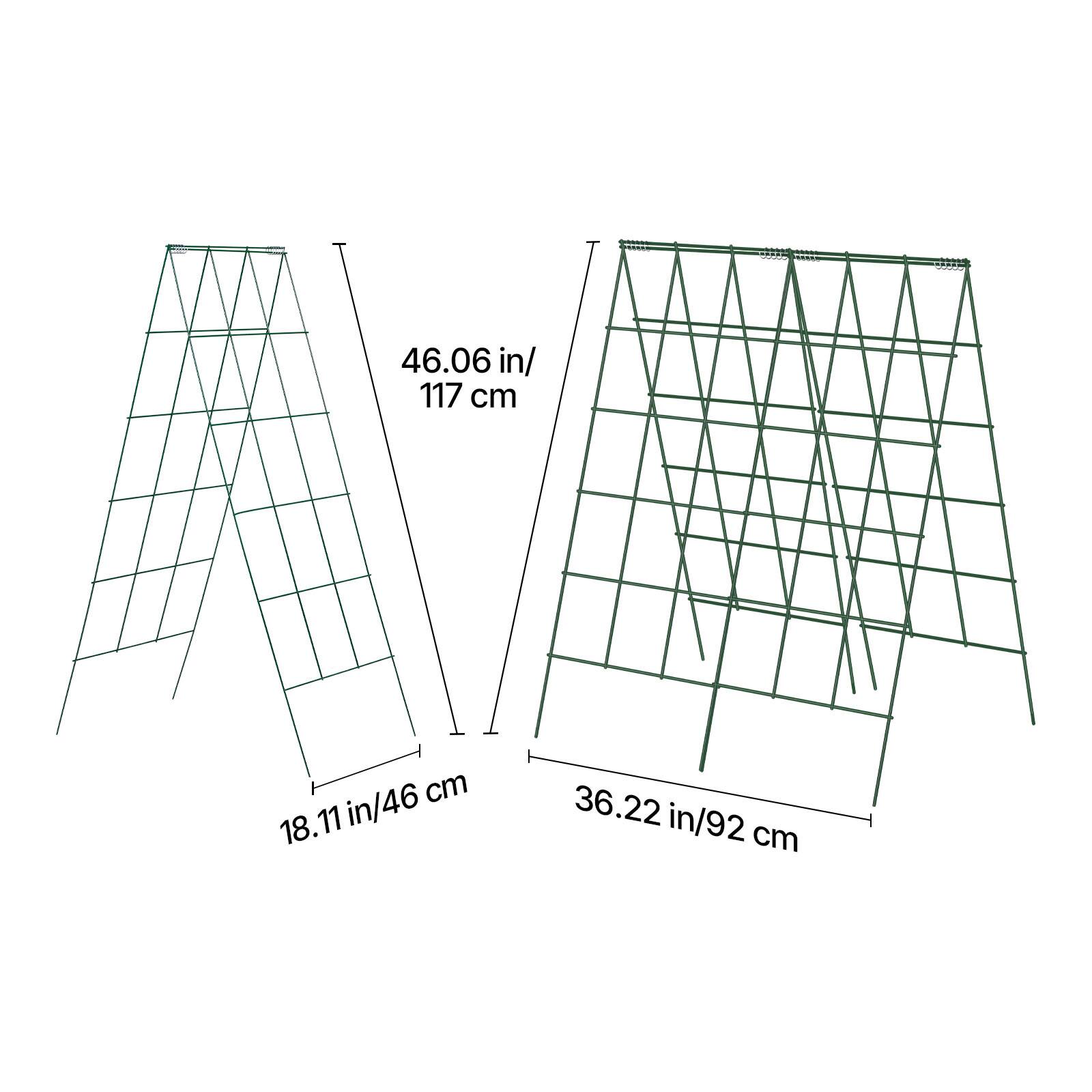 46.06 in / 117 cm  
18.11 in / 46 cm  
36.22 in / 92 cm