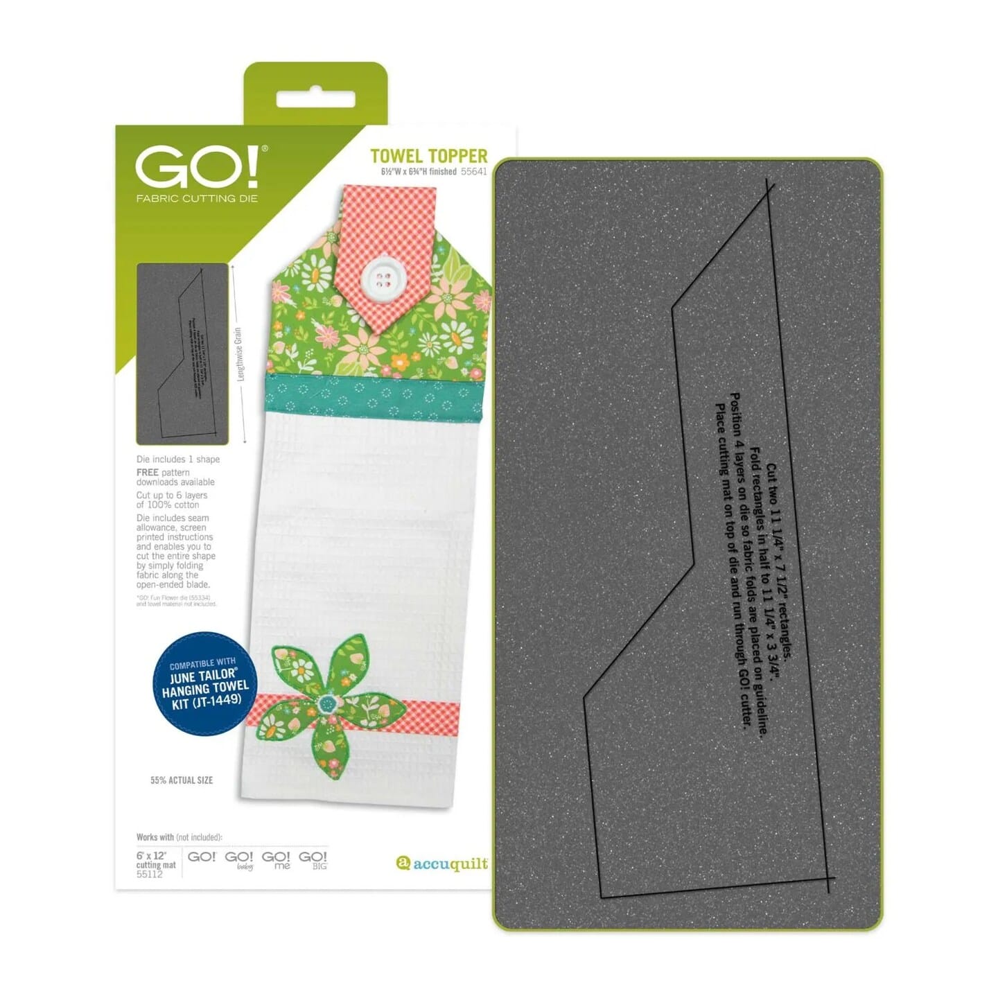 AccuQuilt - GO! Towel Topper Die - Multicolor