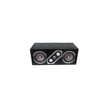 Front. Energy - Energy Reference Connoisseur RC-LCR 5.5" 200W Center Channel Speaker, Black Ash Veneer.