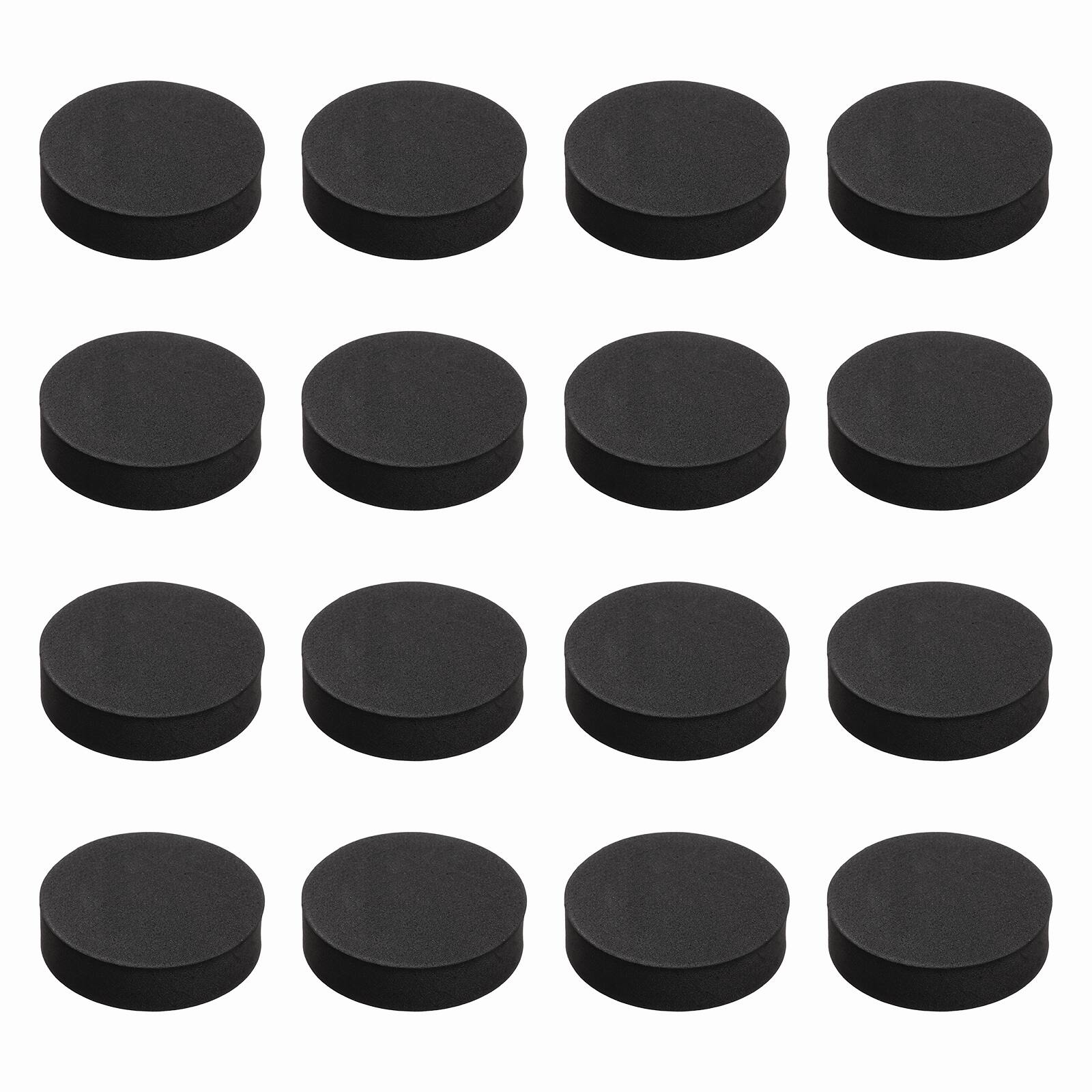 Unique Bargains - Single Sided Speaker Isolation Pads 60x16mm Round EVA Acoustic Foam Anti-Vibration Feet for Speaker Subwoofer, 16pcs - Black price history on PriceWatchPro