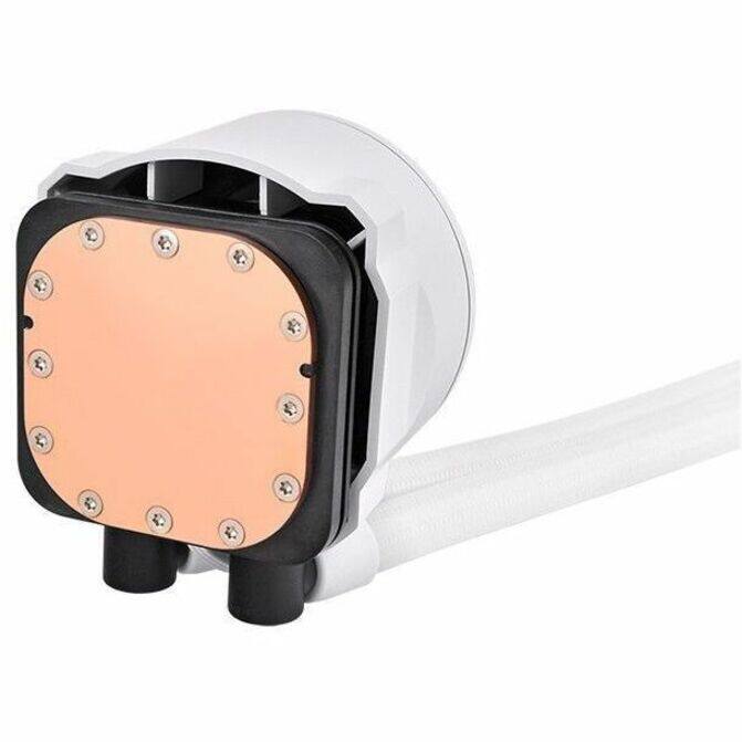 Alt View 3. Thermaltake - Thermaltake TH420 V2 ARGB Sync All-In-One Liquid Cooler - Snow Edition - 5.51" Maximum Fan Diameter - 3 x Fan(s) - 84.32 - Snow.