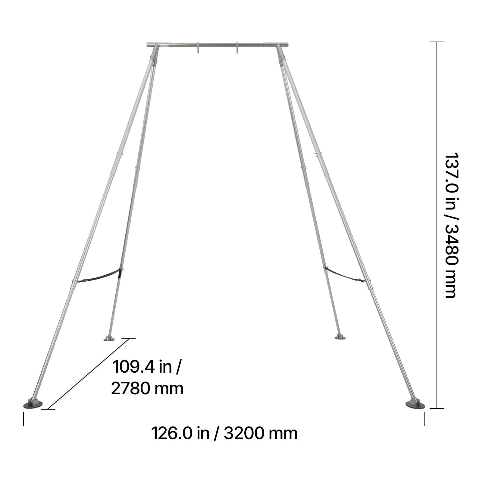 137.0 in / 3480 mm  
109.4 in / 2780 mm  
126.0 in / 3200 mm