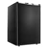 Front. SIMZLIFE - 3.0 Cu.ft Compact Upright Freezer, Single Door with Reversible Stainless Steel Door, Fit for Home, Dorm, Apartment & Off - black.
