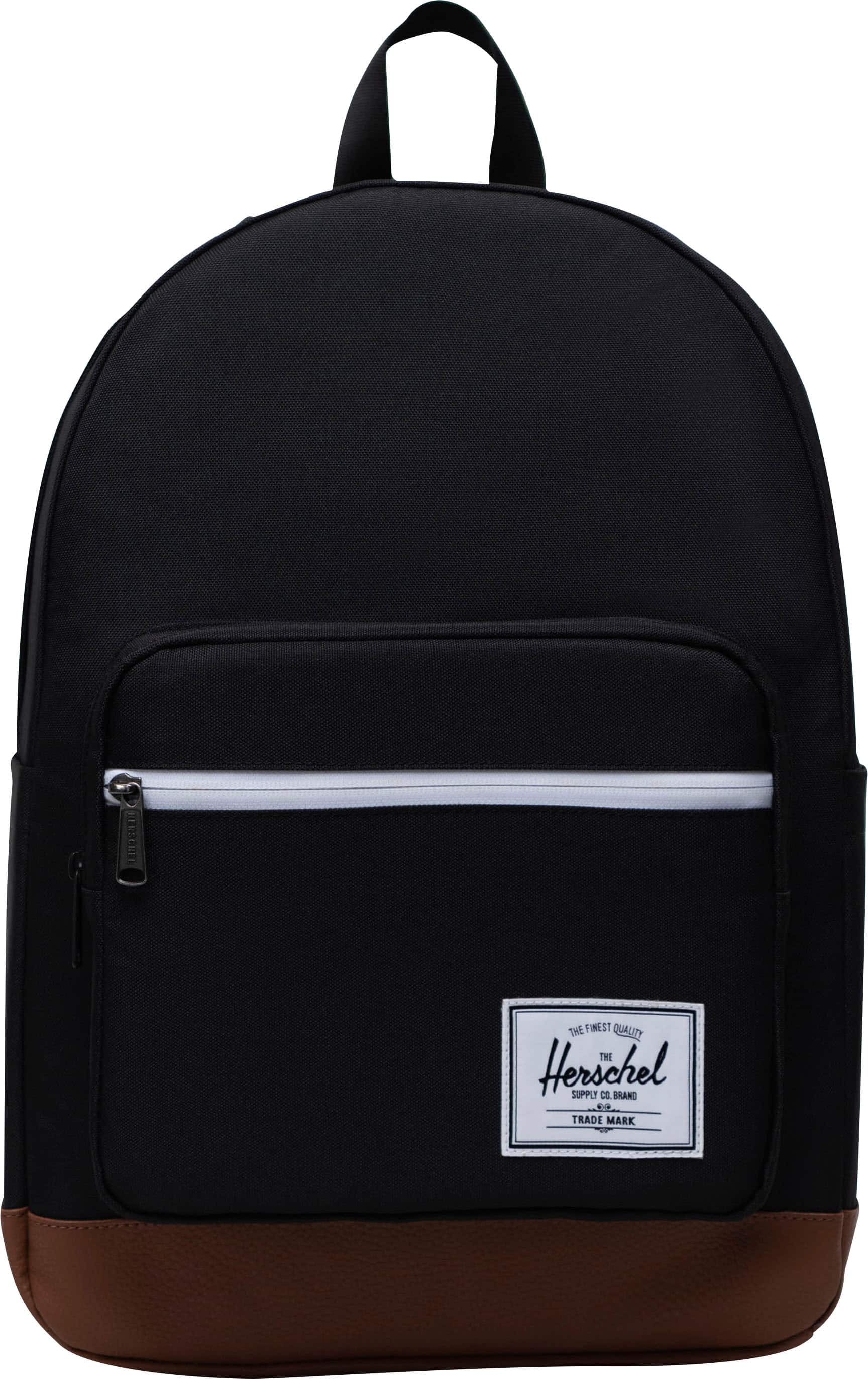 Herschel - Pop Quiz Backpack - Black/Tan - Front_Zoom