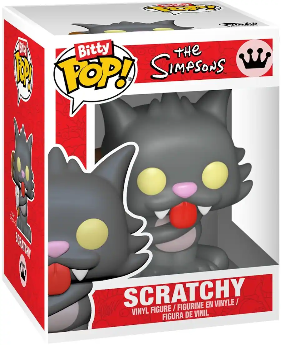 Figurine - Funko - Bitty Pop! The Simpsons - Scratchy - 4 Pack - Mini-Figurines Mystères Figurine - Funko - Bitty Pop! The Simpsons - Scratchy - 4 Pack - Mini-Figurines Mystères