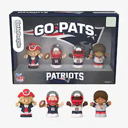Fisher Price - Little People Collector: x NFL New England Patriots 4-Pack, Special Edition - COLLECTABLES - Multicolor