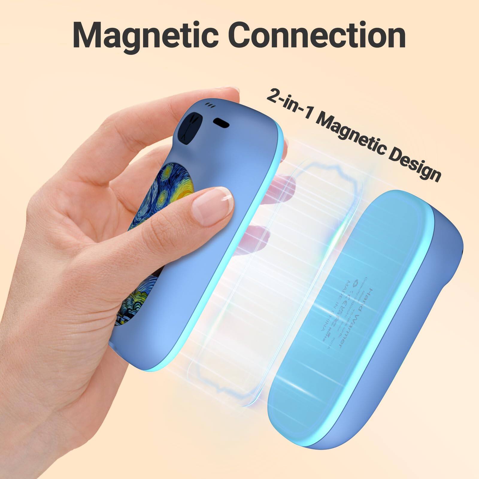 Magnetic Connection 2-in-1 Magnetic Design

$ IN MADE Hand 25 HINA Warmer