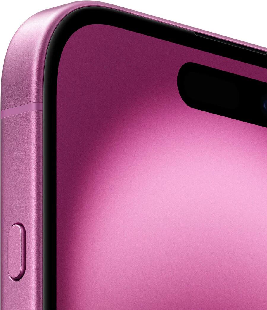 Left. Apple - Pre-Owned Excellent iPhone 16 Plus 5G 128GB - Apple Intelligence - (Unlocked) - Pink.