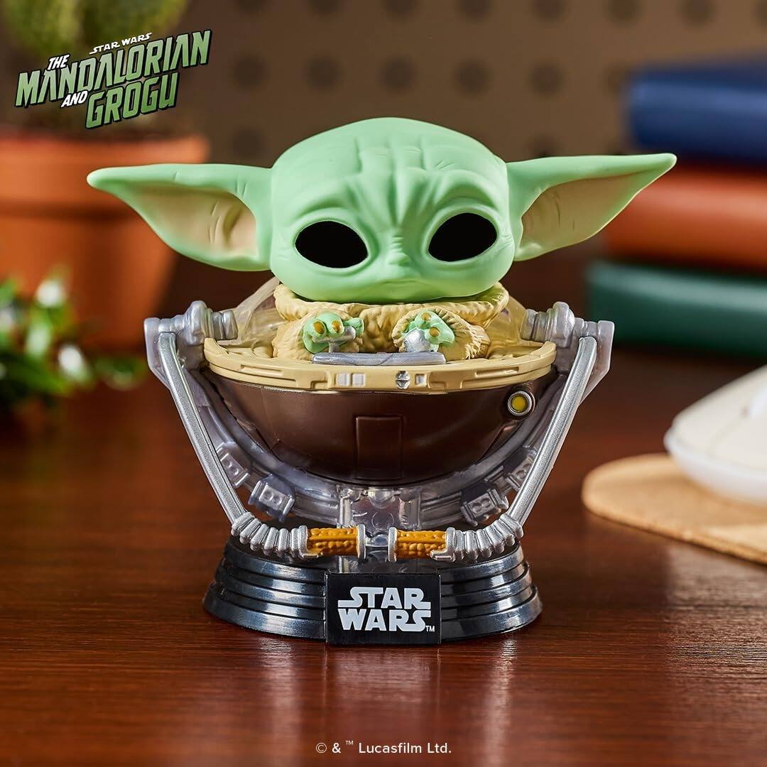 Pop Pokemon Funko Pop! Deluxe: Star Wars: The Mandalorian - Grogu Using Force (The Bébé Yoda