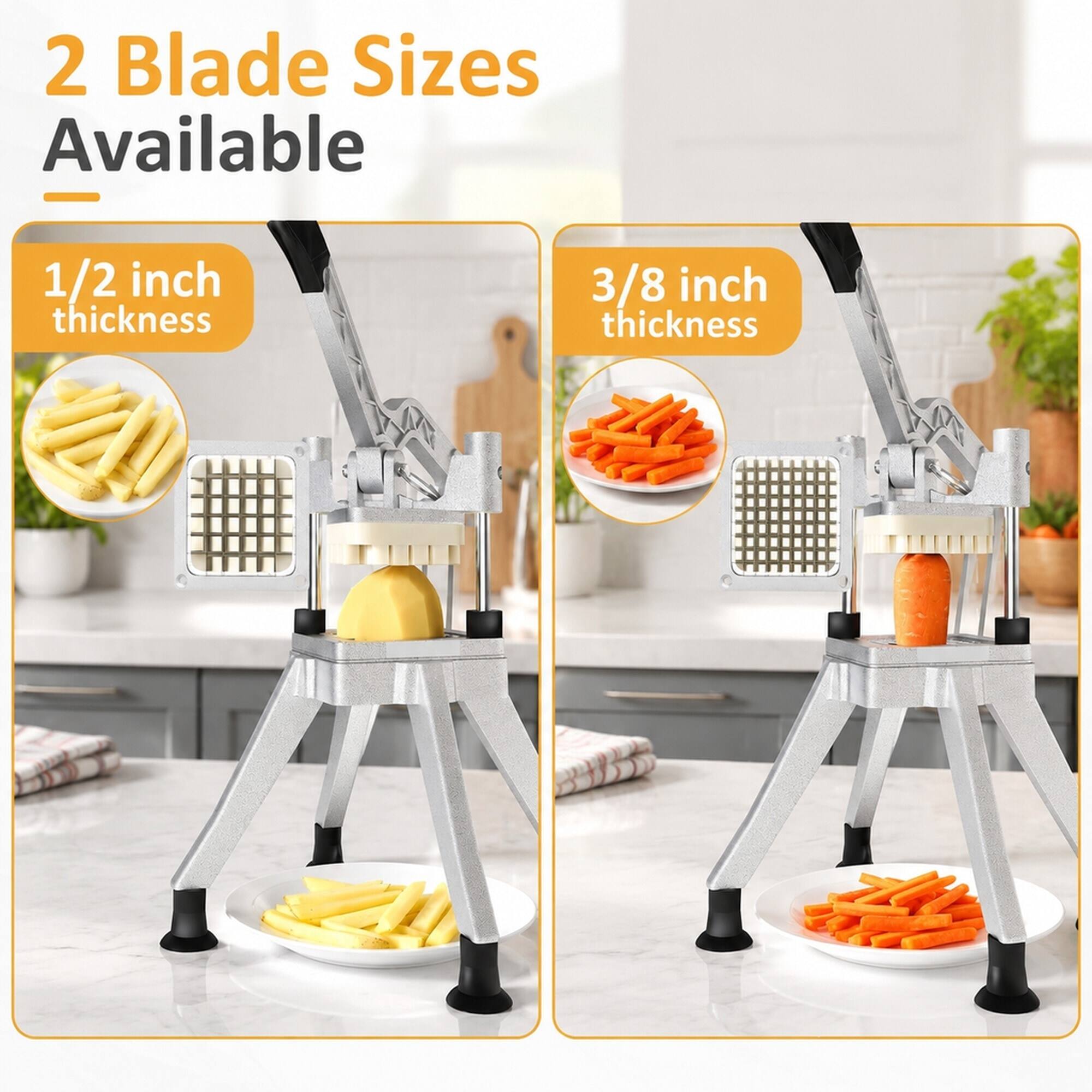2 Blade Sizes Available
1/2 inch thickness
3/8 inch thickness