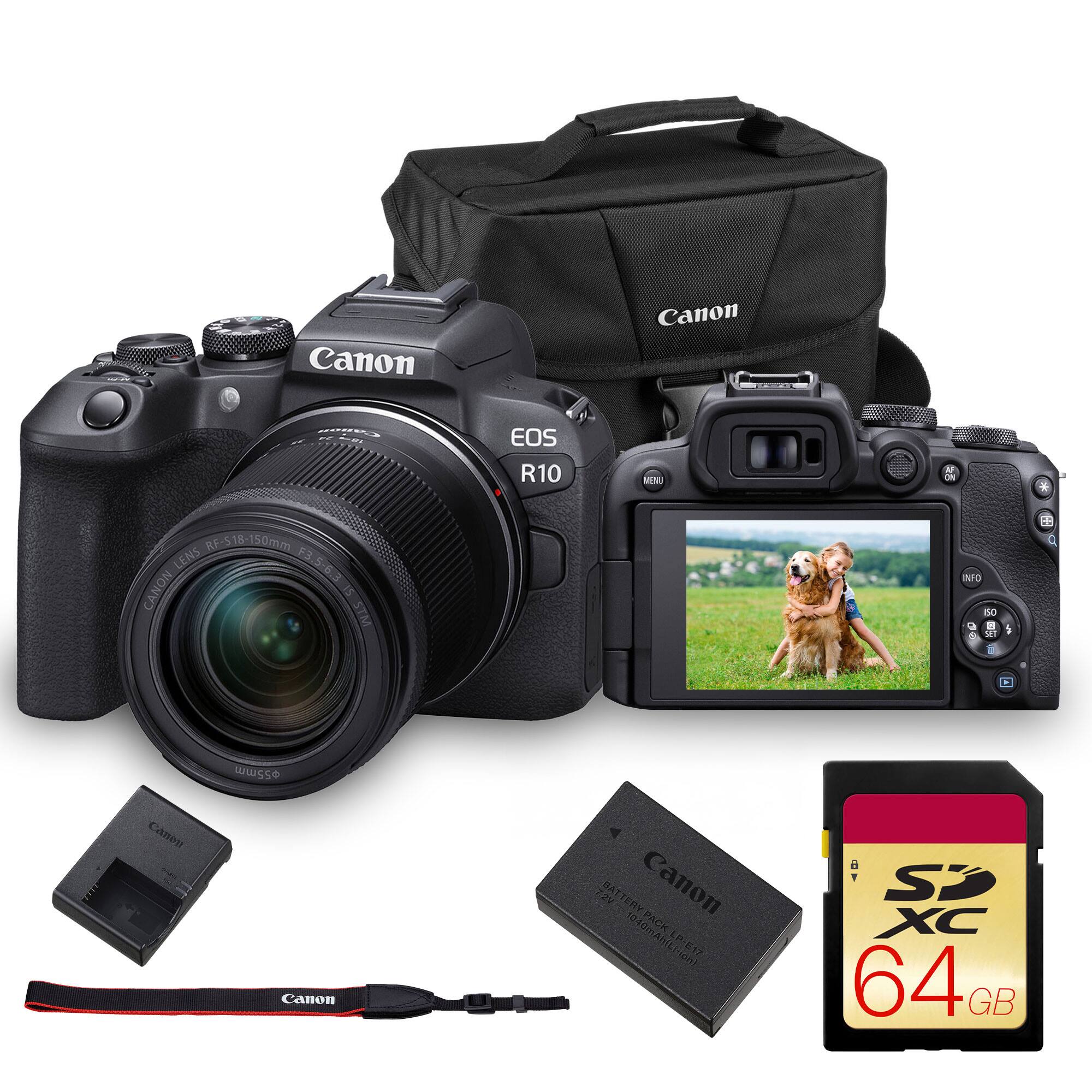 Canon  
Canon  
Canon F1  
EOS R10  
MENU  
AF  
RF-518-150mm LENS F3.5-6.3 CANON SI STM  
INFO 50 c  SET  
Canon  
555mm Canon  
7.2N BATTERY Canon PACK 1040mAh(Li-ion) LP. E1  
B 1 S XC 64 GB
