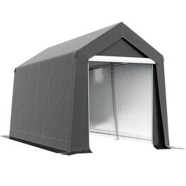 Outsunny - 7' x 12' Portable Storage Shed Shelter, Heavy Duty Outdoor Shed, Waterproof Garden Storage Tent with Ventilation Window