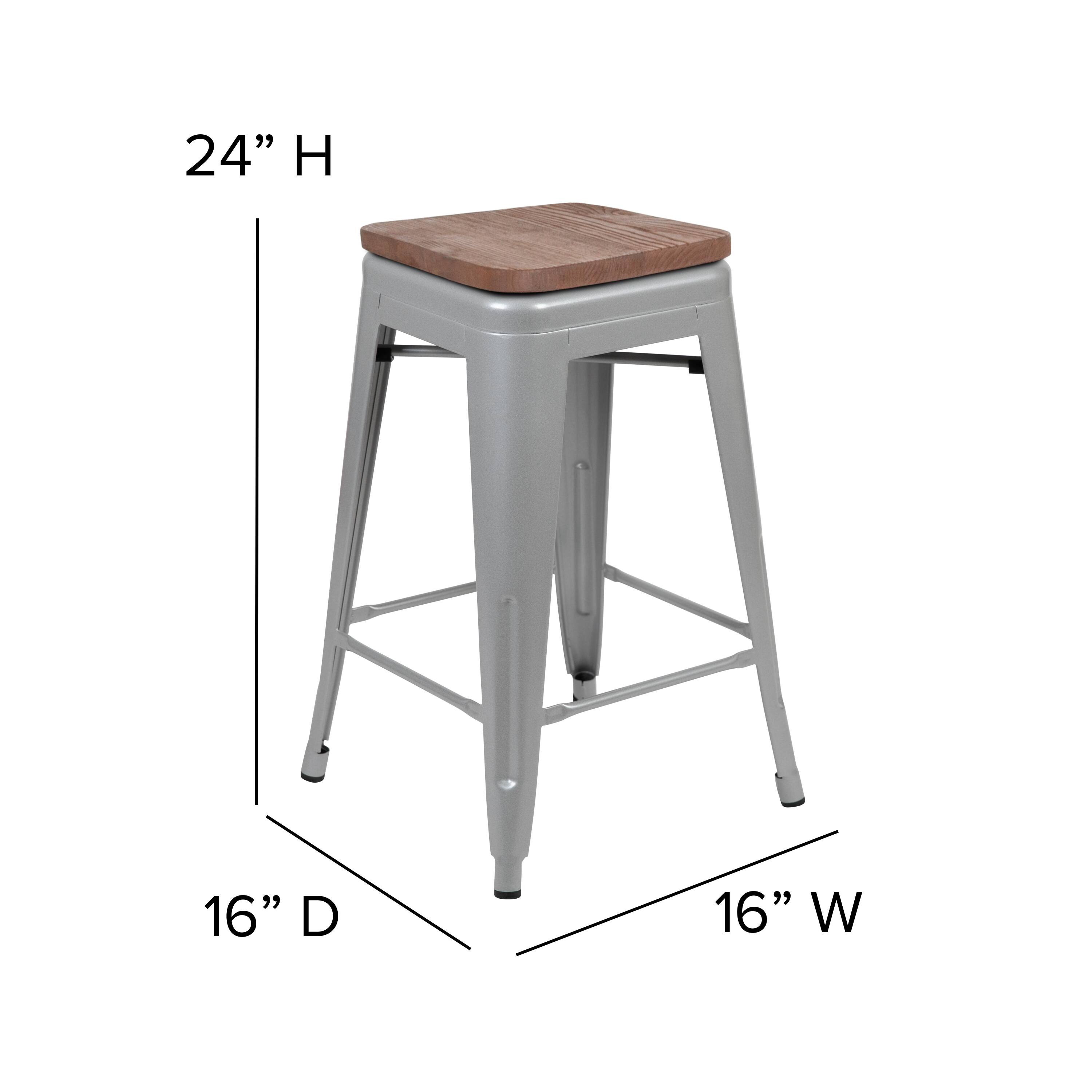 24" H  
16" D  
16" W