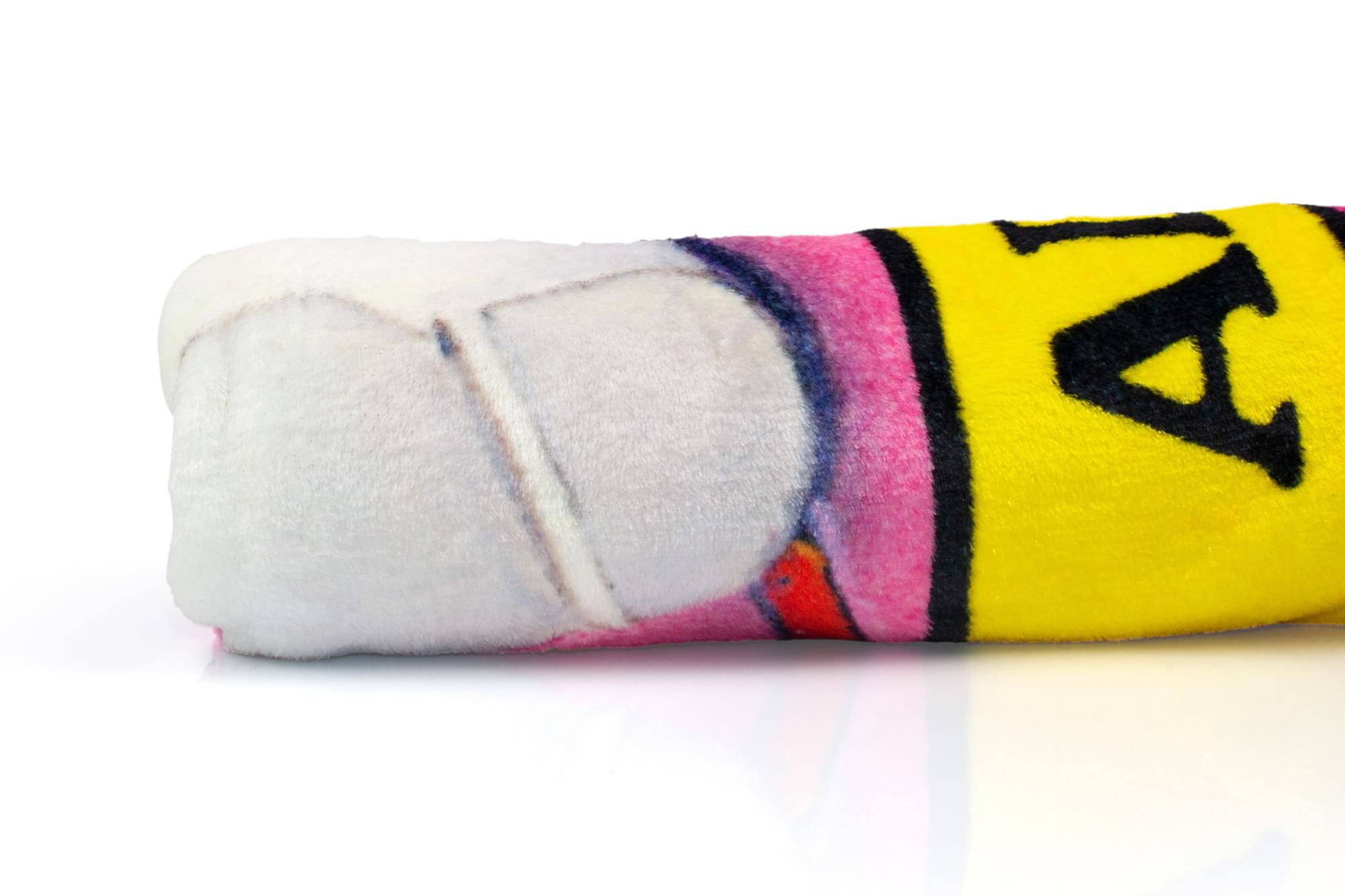 Alt View 10. Just Funky - Garbage Pail Kids Adam Bomb Large Fleece Throw Blanket | 60 x 45 Inches - Red.