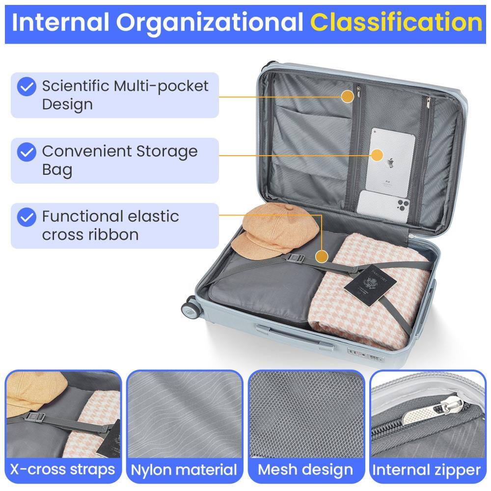 Internal Organizational Classification

- Scientific Multi-pocket Design
- Convenient Storage Bag
- Functional elastic cross ribbon
- X-cross straps
- Nylon material
- Mesh design
- Internal zipper